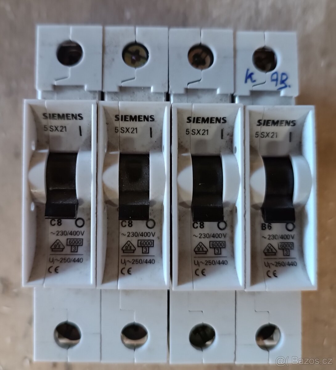 Jističe Siemens C8 a B6