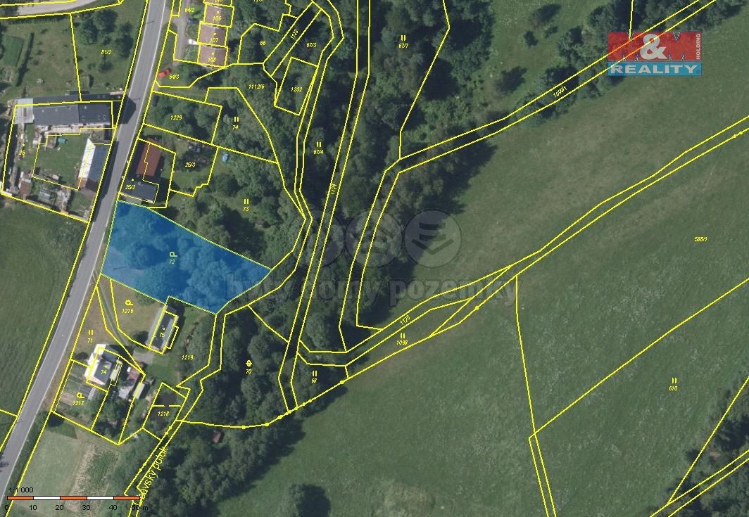 Prodej pozemku k bydlení, 1433 m², Norberčany - Stará Libavá