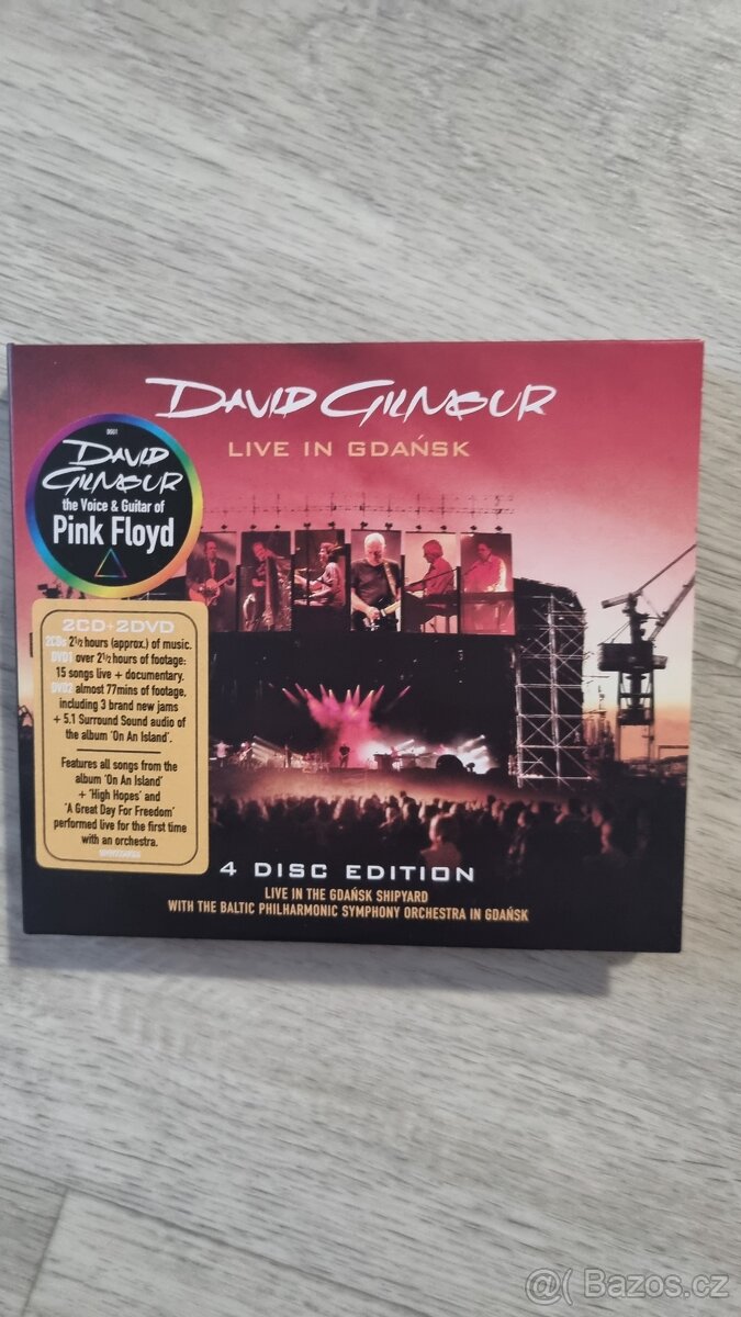 CD, DVD D.Gilmour