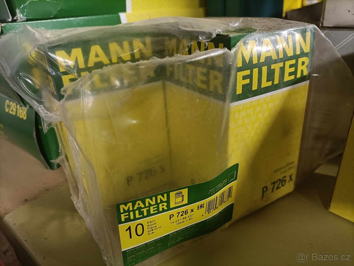 3x Palivový filtr MANN P726x (150Kč/ks) pro Master 2.5