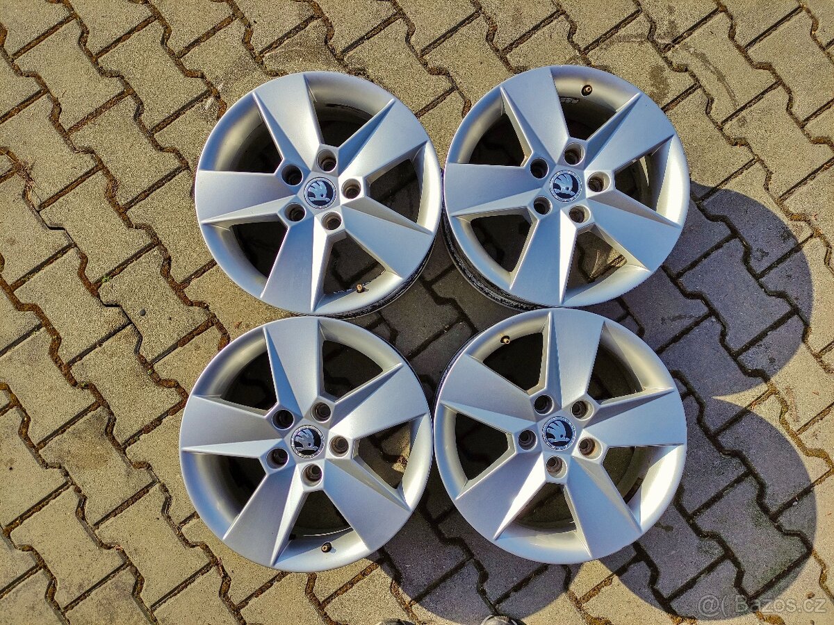 Alu litá kola Škoda Octavia III ILIAS 16" originál Škoda