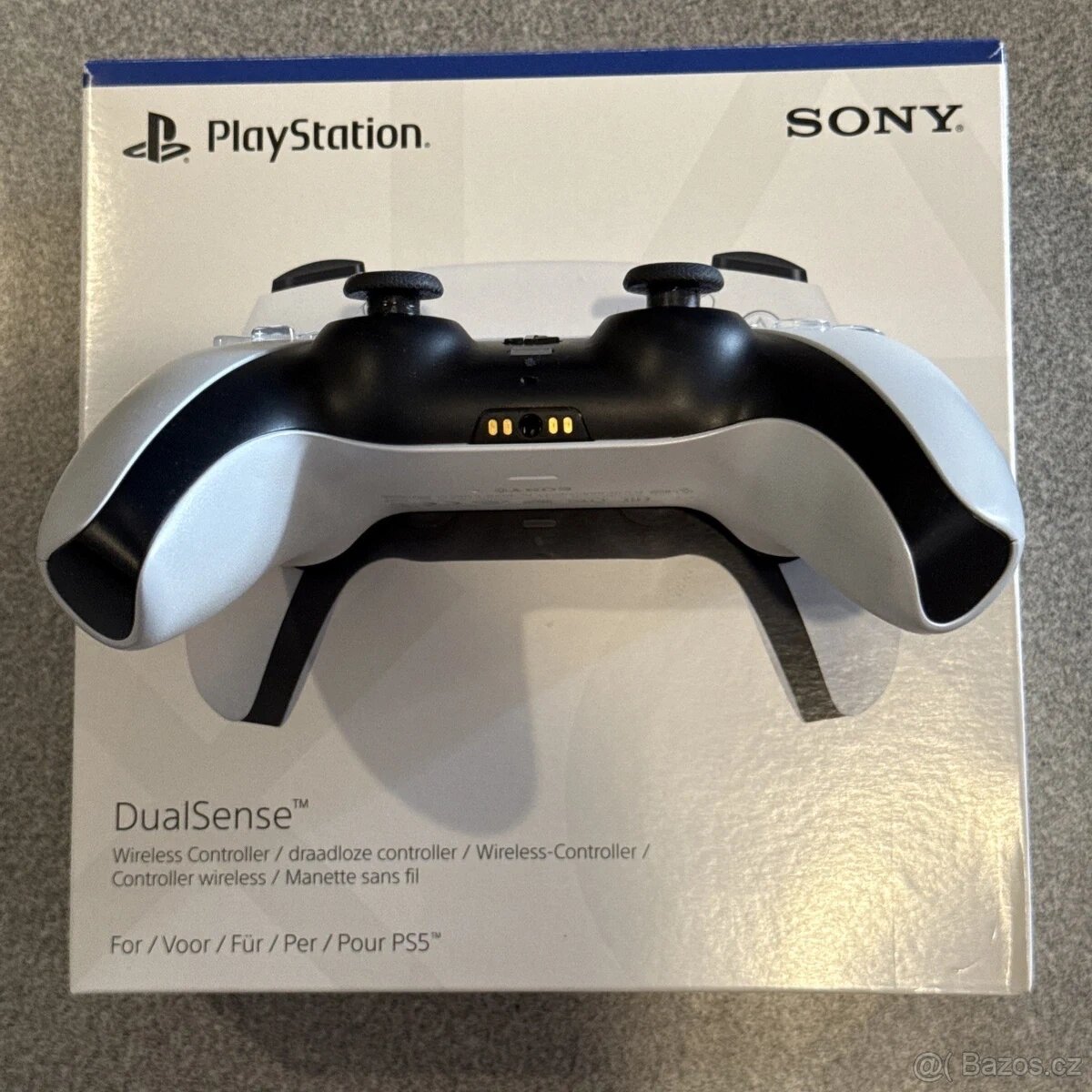 PS5 ovladač v bílé barvě se zárukou