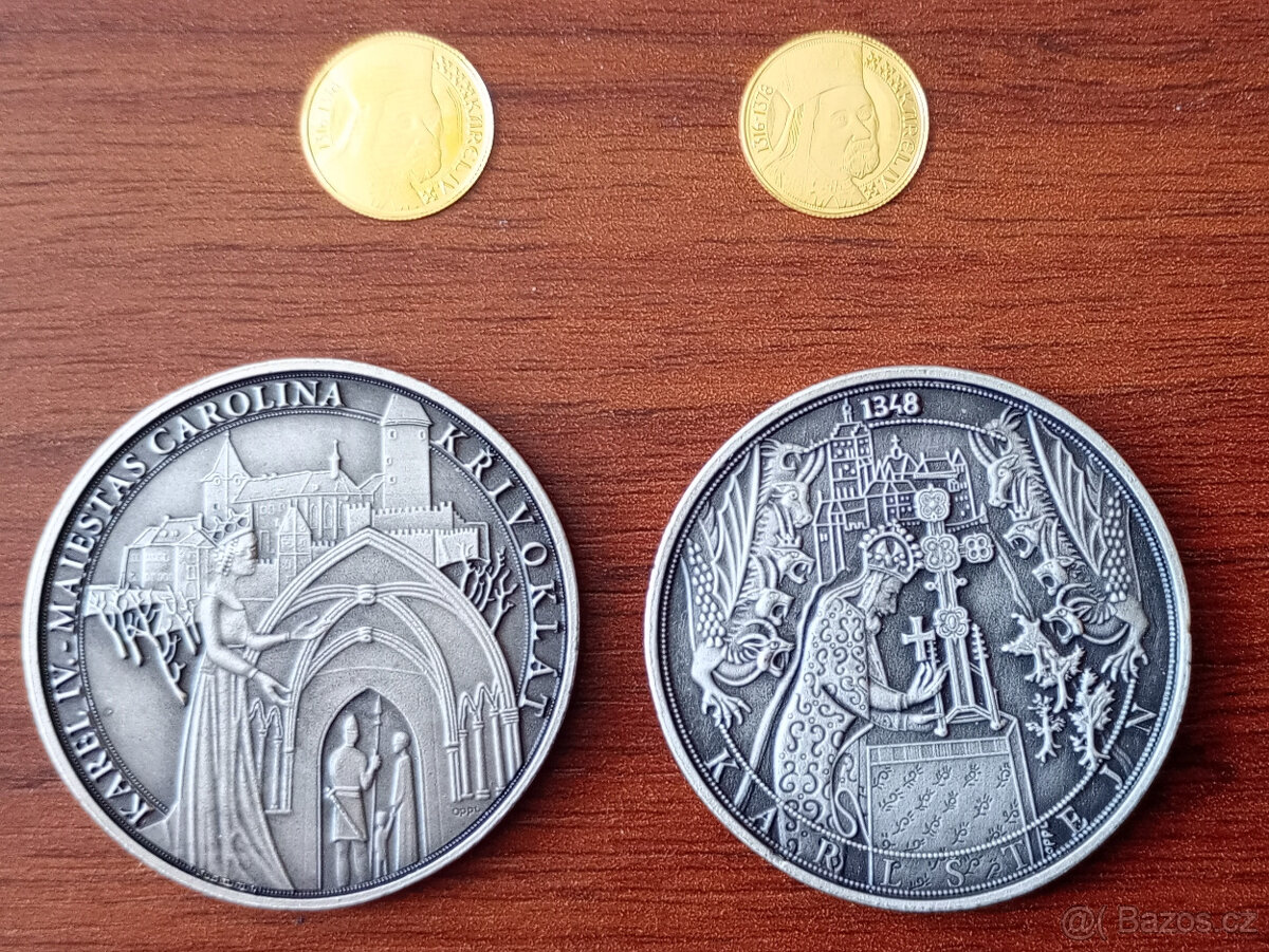Investiční sběratelská sada medailí VITA CAROLI