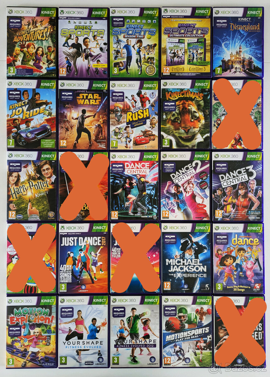 KINECT hry na Xbox 360