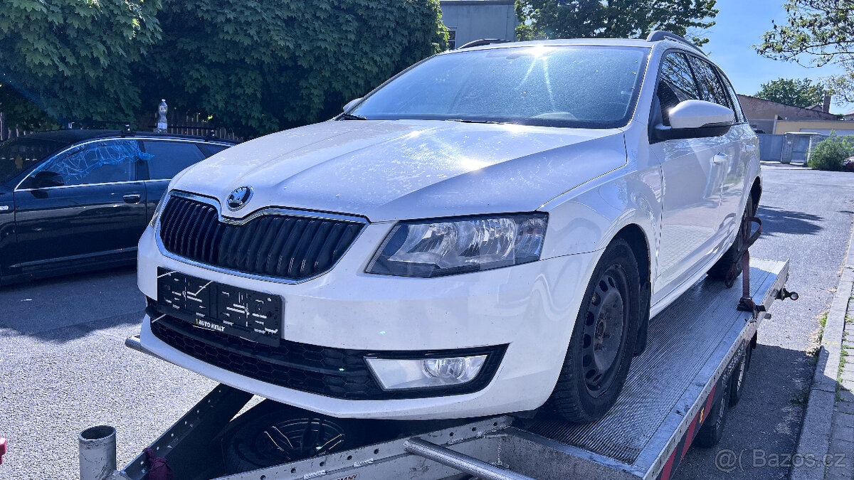 Vůz na náhradní díly Škoda Octavia 3 kombi 2016 CXXB QYB LF9