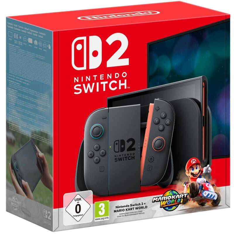 Nintendo Switch 2 + Mario Kart World - Nové Nerozbalené