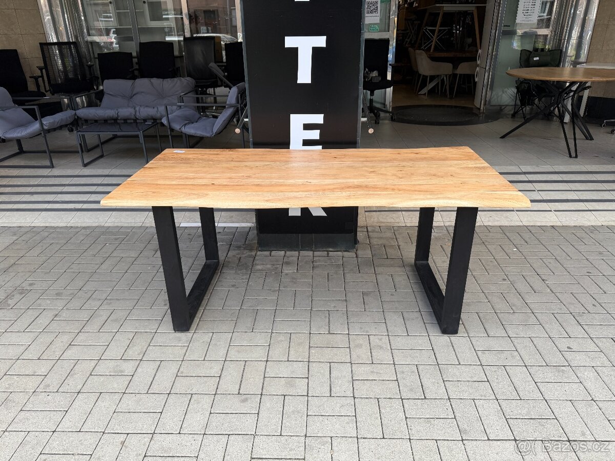 Jídelní stůl masiv akácie 90x180 cm NOVÝ 2. jakost
