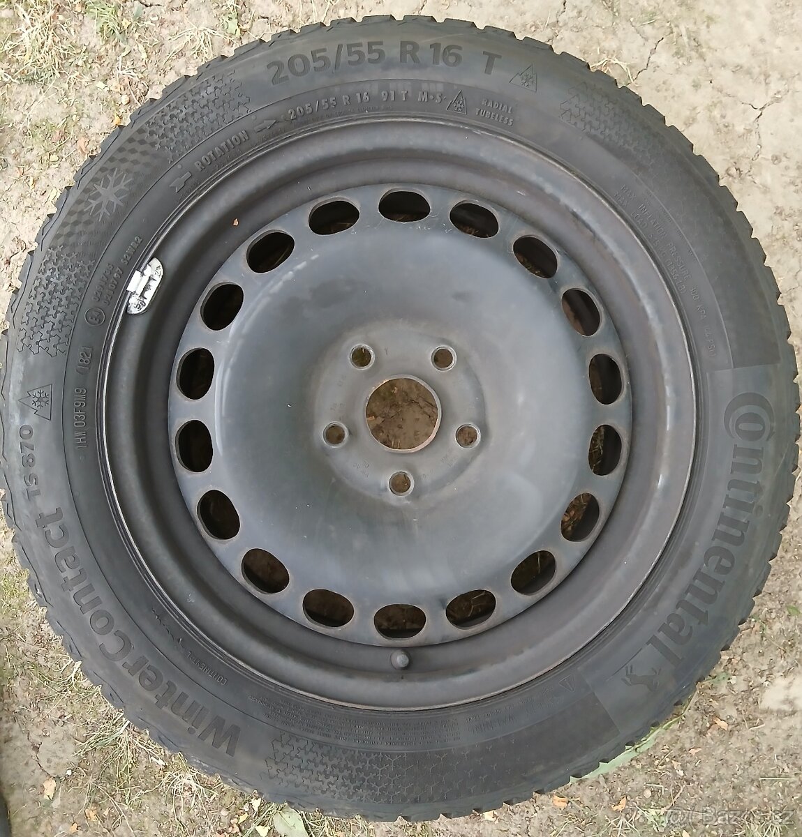 4 zimní pneu s disky 205/55 R16