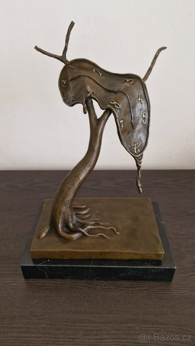Salvador Dali  -  Tekoucí hodiny 1 - bronz