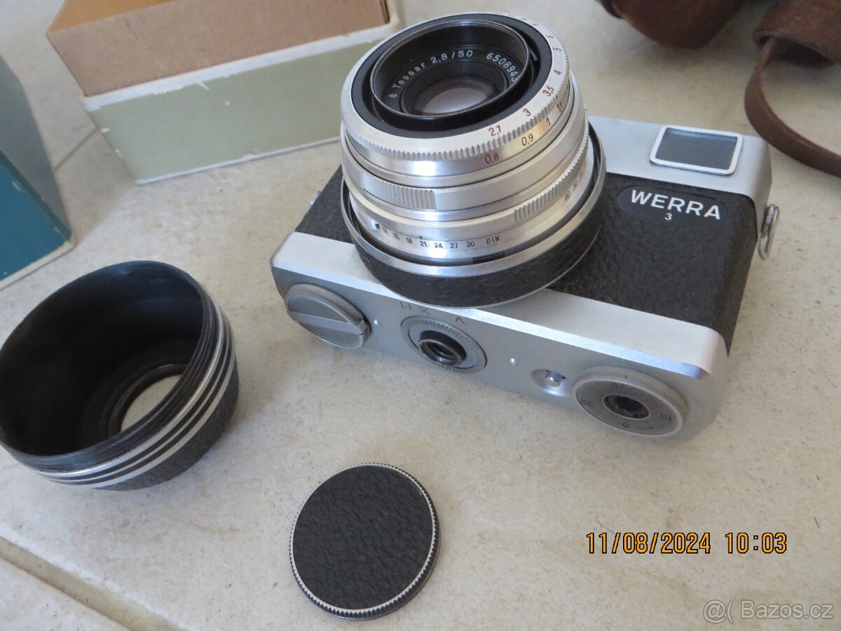 Fotoaparát Werra III komplet s original balením - dobrý stav