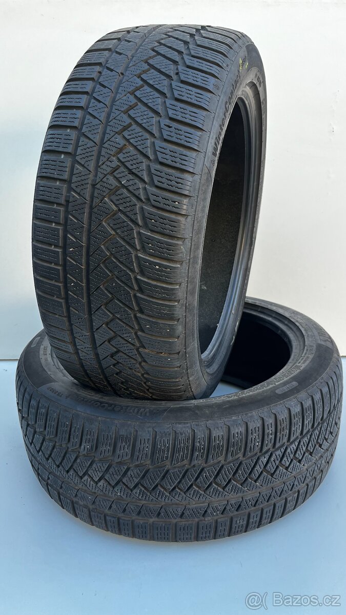 2x zimní pneu - 235/45 R18 98V - CONTINENTAL - 6mm