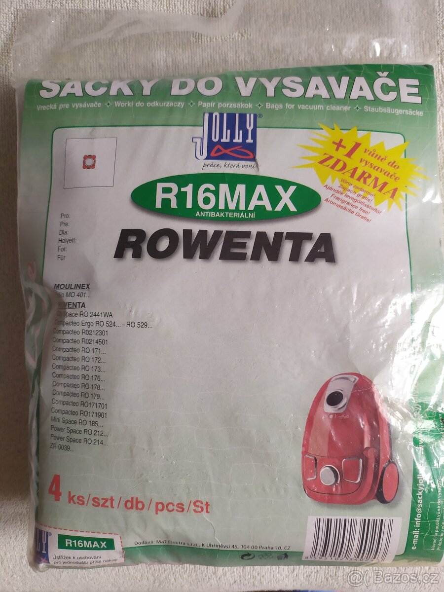 Sáčky do vysavače R16MAX