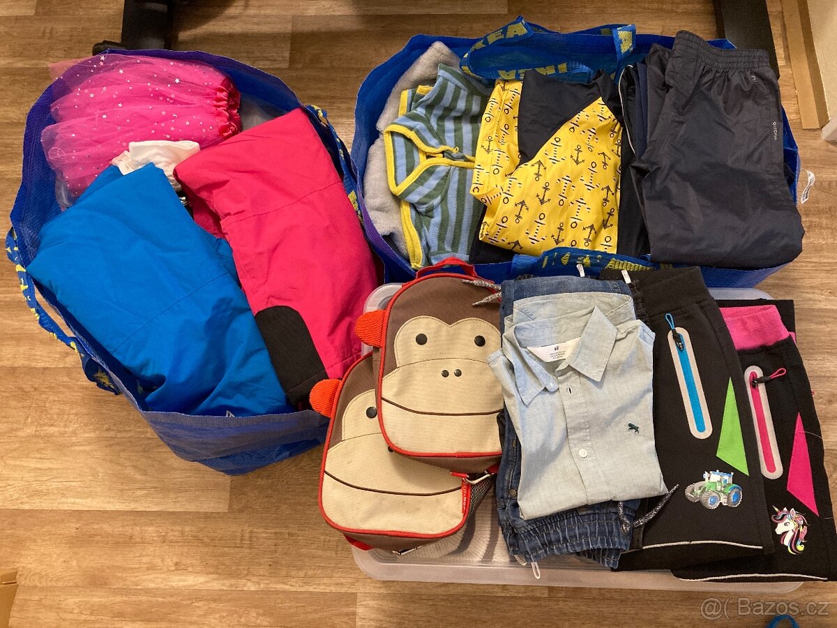 Mix oblečení podzim/zima cca 1-6 let (vel. 86 až 116)