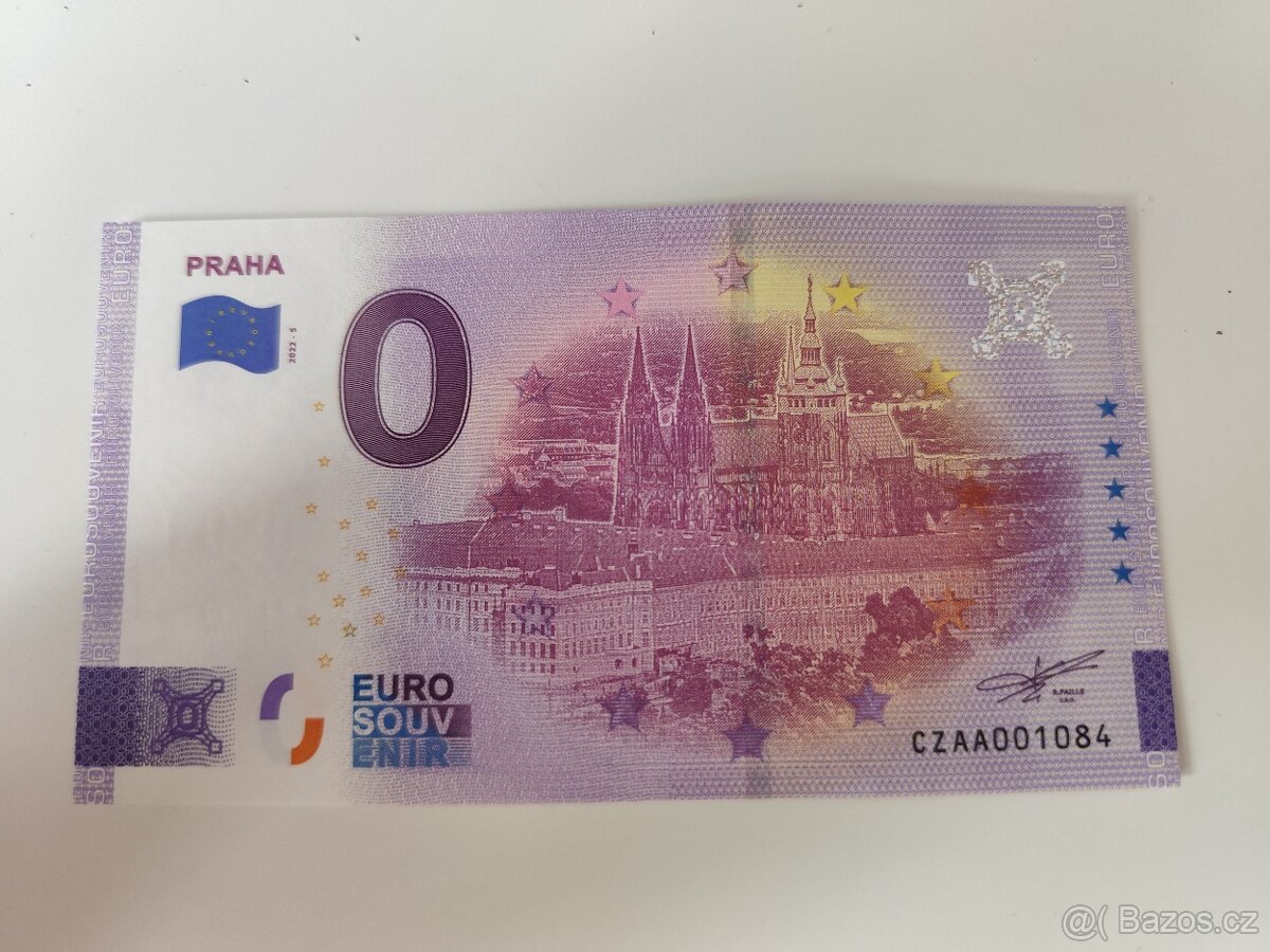 0 Euro souvenir Praha 2022-5