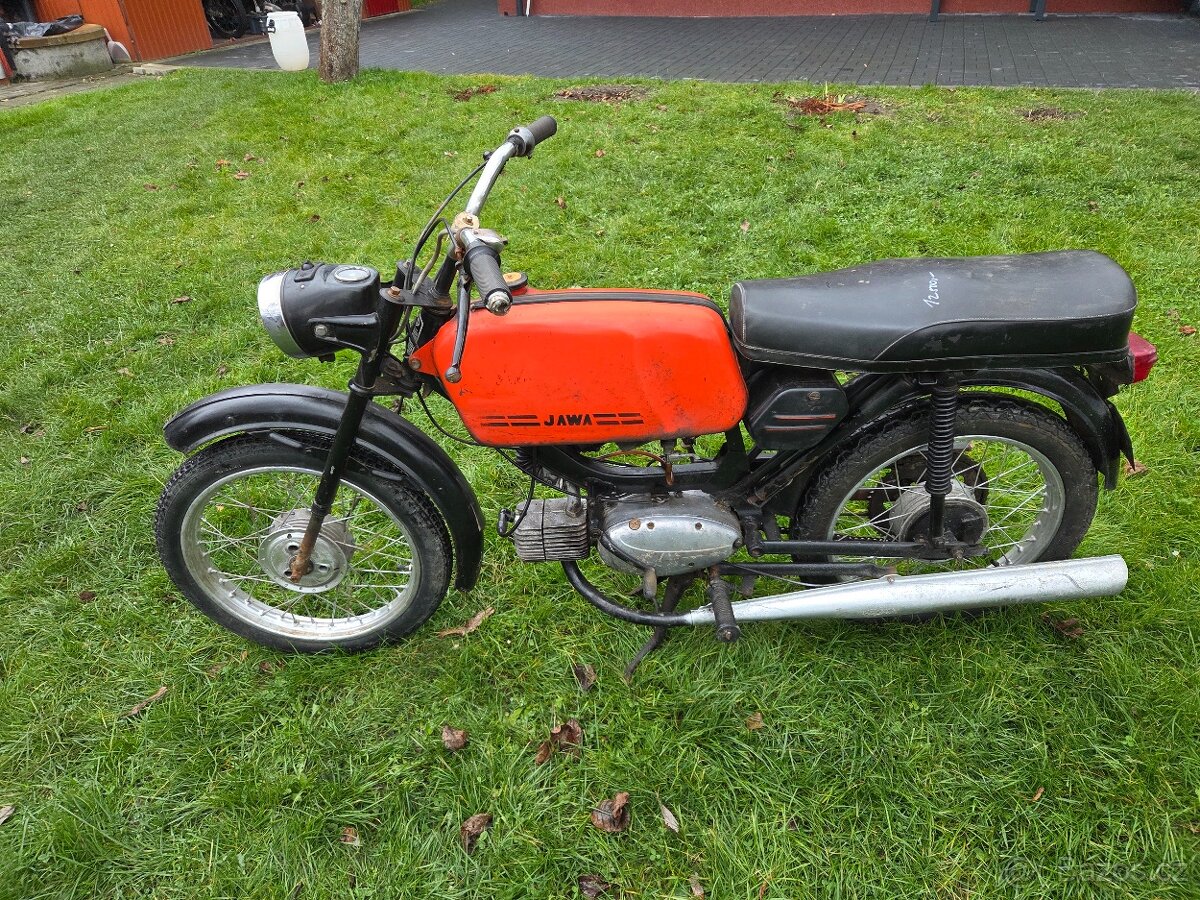 Jawa 23 Mustang bez TP, červený 1.