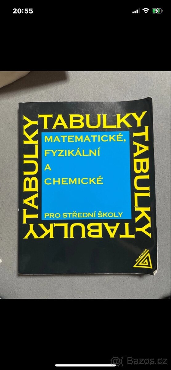 Matematické, fyzikální a chemické tabulky pro SŠ