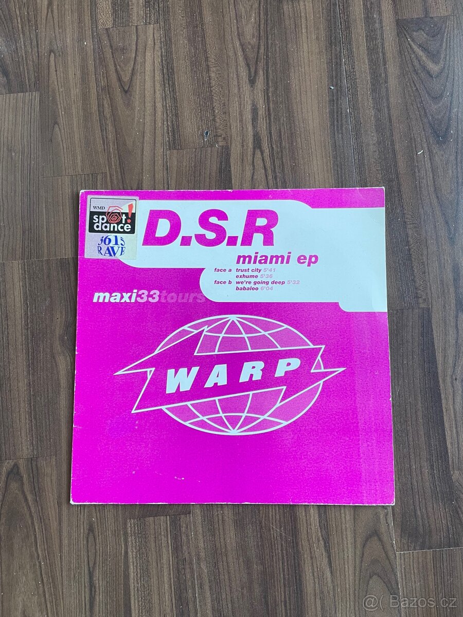 D.S.R – Miami EP (Warp Records) – vinyl 12”