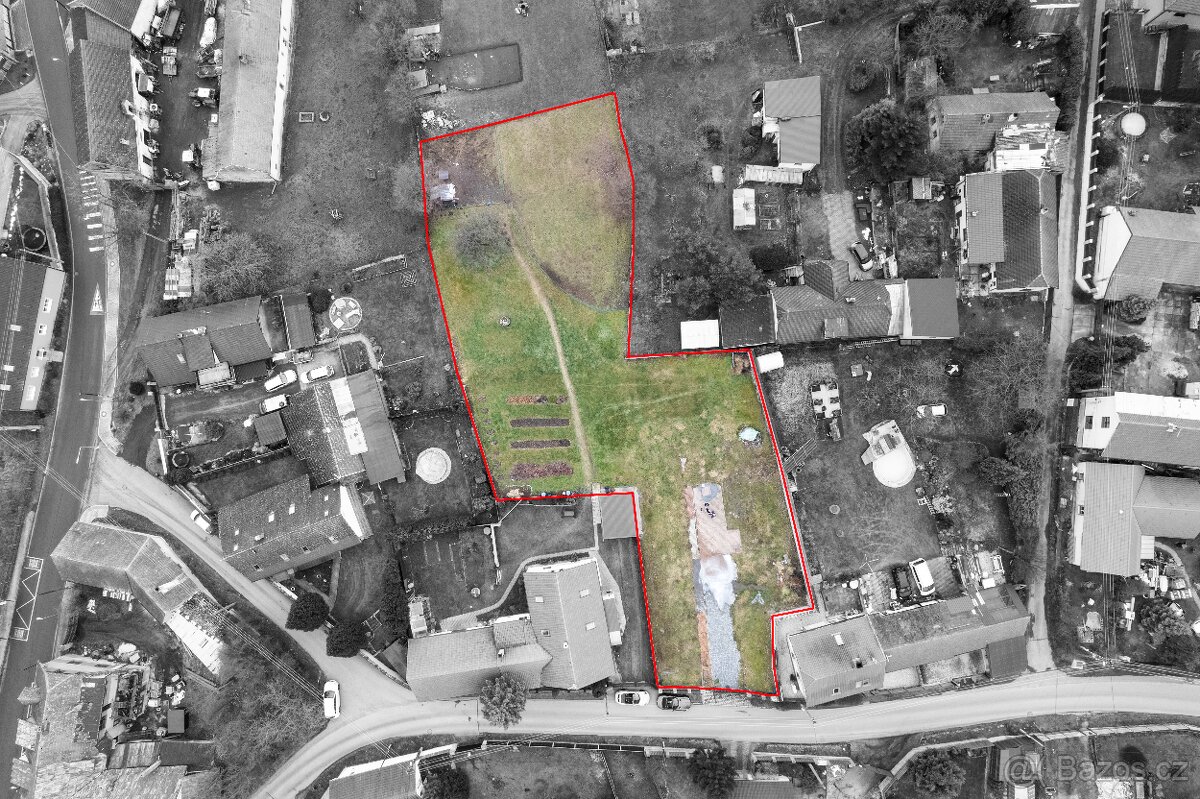 2038m2, Stavební pozemek, kompletně zasíťováno