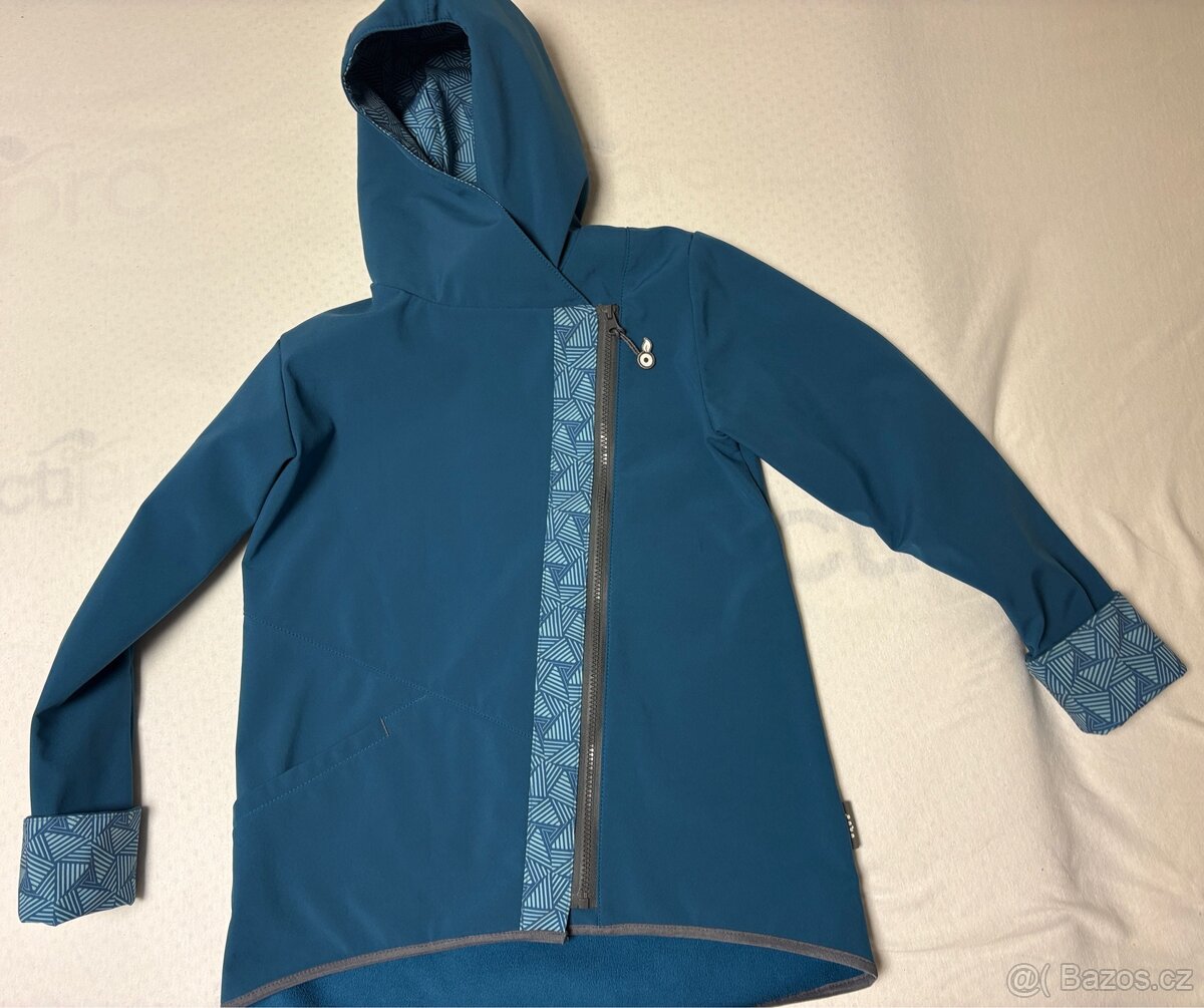 Dětská rostoucí softshellová bunda s fleecem Unuo 146/152