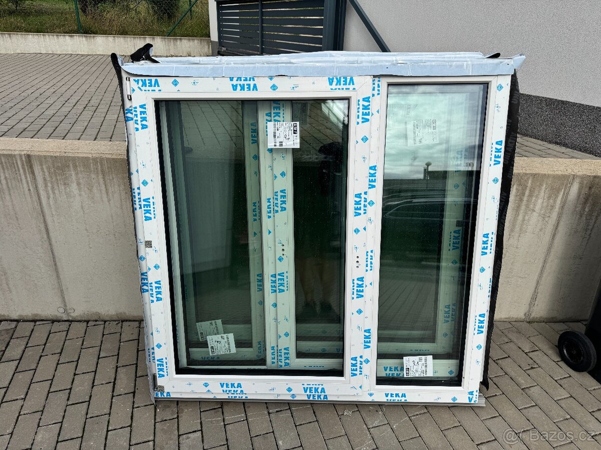 Okna VEKA 82MD trojsklo, pro otvor 150x150cm