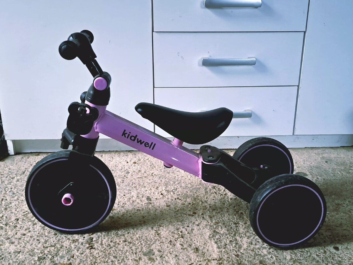 Prodám odrážedlo 3v1 Pink