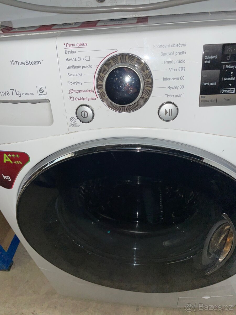 Pračka LG 7 kg na prodej + praní v páře