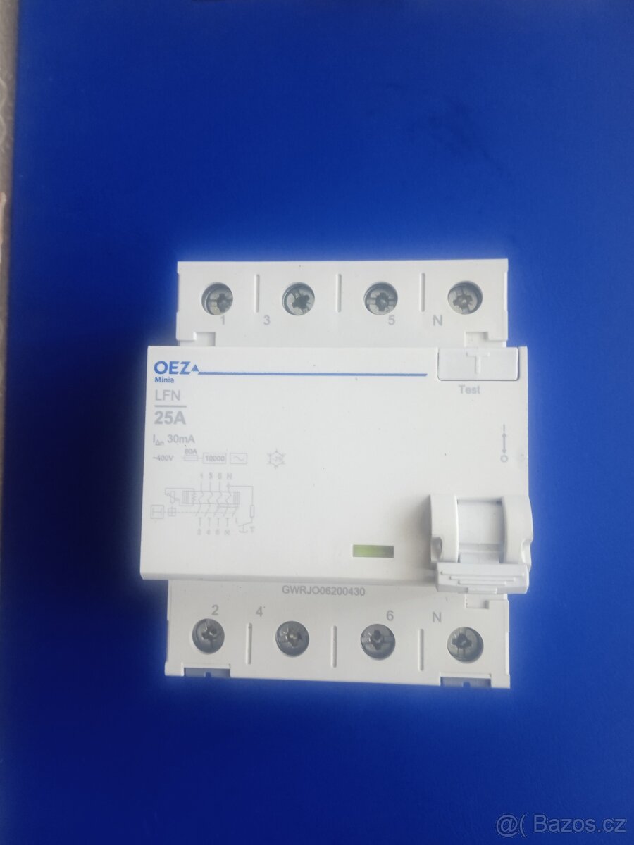 Prodám 3-fázový proudový chránič