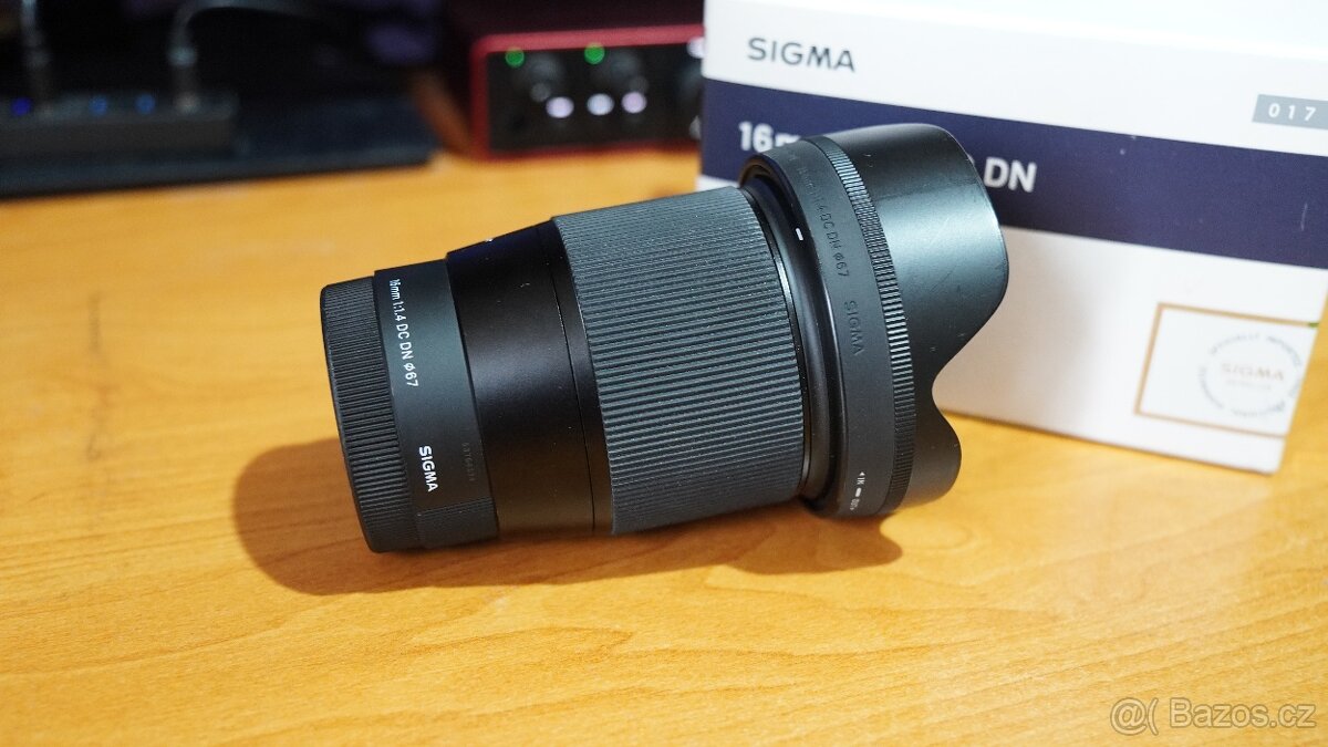 Sigma 16mm f/1,4 pro Sony E
