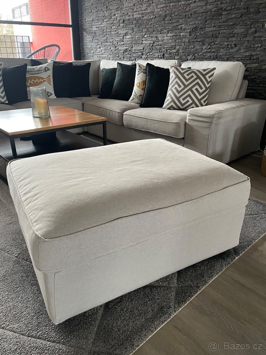 Sedací souprava Ikea Kivik 5 míst + taburet