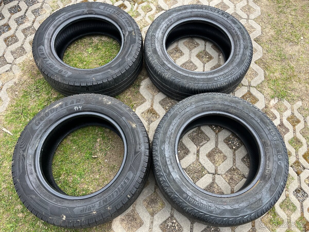 4x letní pneu 215/65/16C