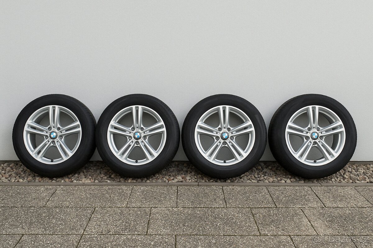 BMW M disky 18” + letní Pirelli Run Flat 245/50 R18 – TOP