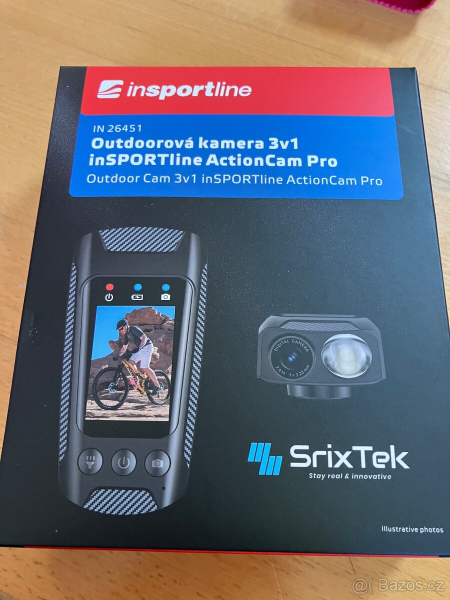 Outdoorová kamera 3v1 inSPORTline ActionCam Pro