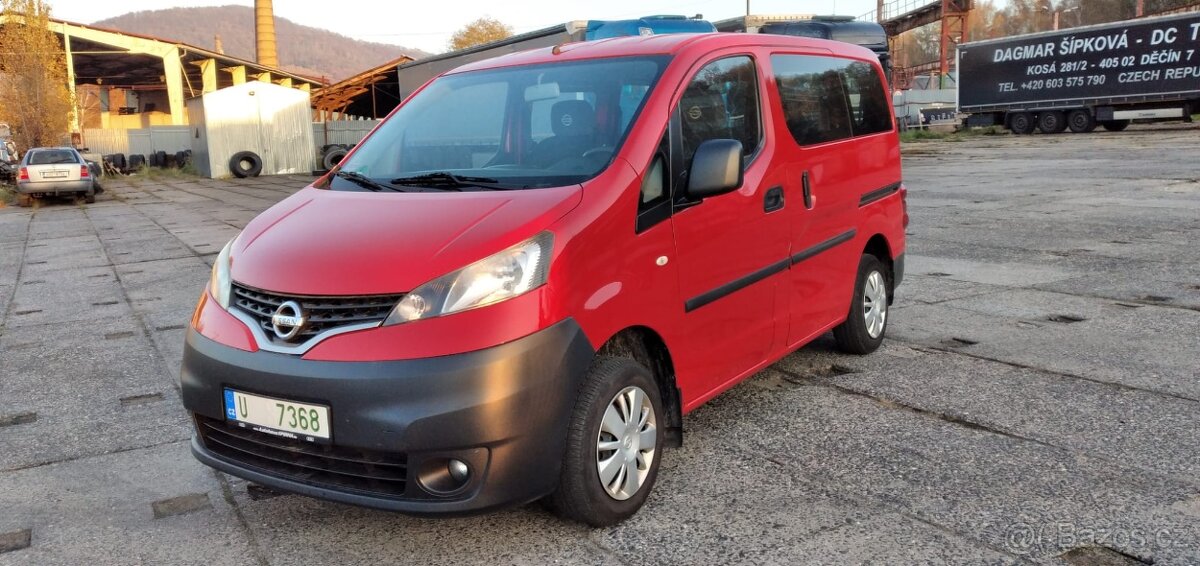 Nissan NV200 1,5DCI 2011 7míst 1.MAJITEL
