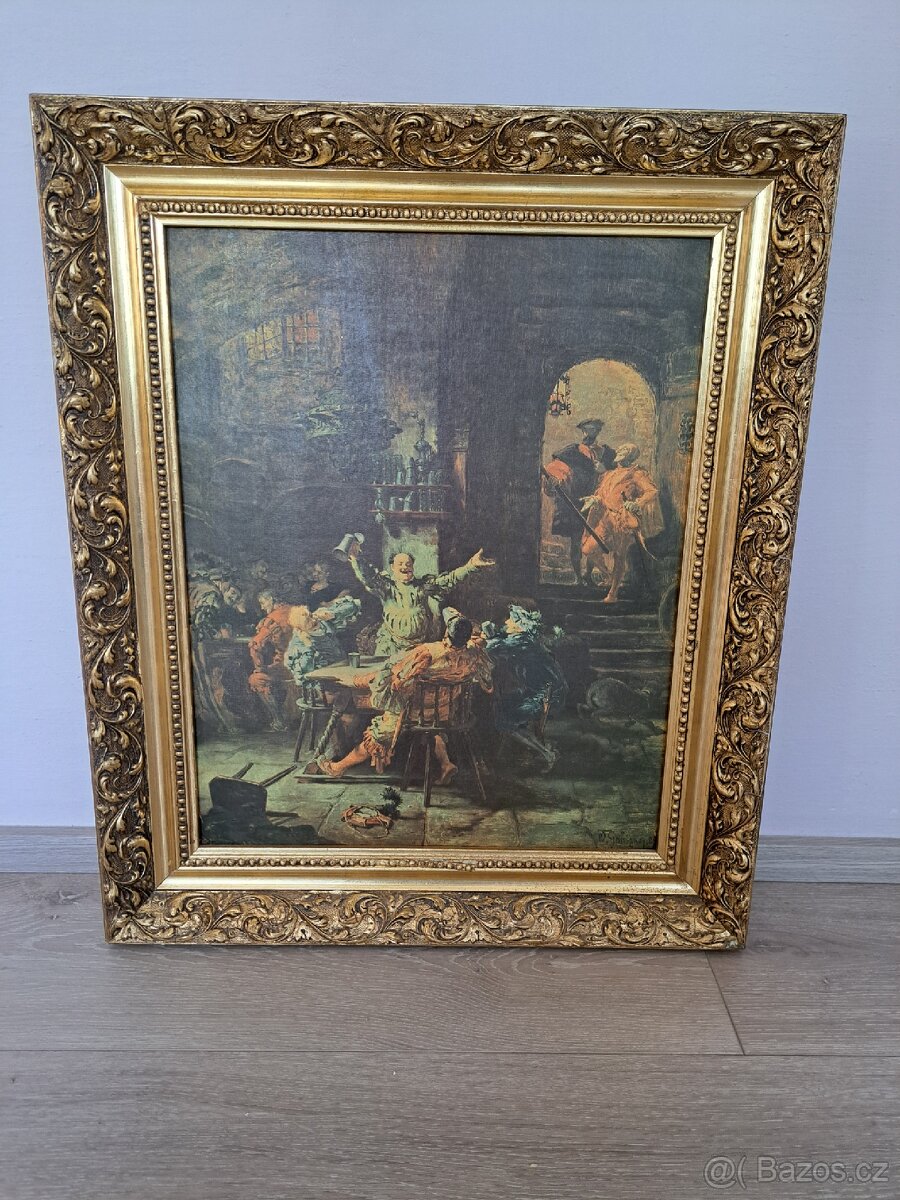 Starý obraz - E. von Grützner