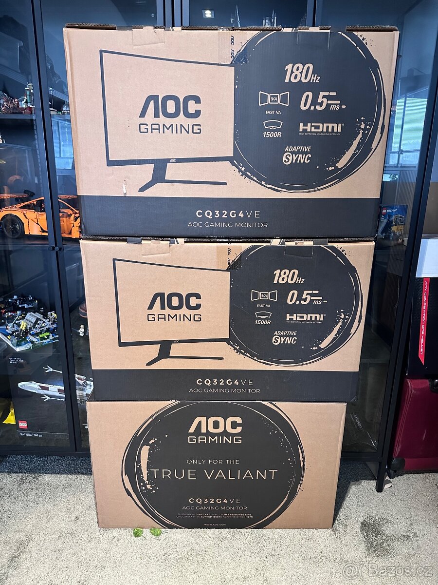 3x AOC CG32G4VE 180hz 0,5ms 1500rr