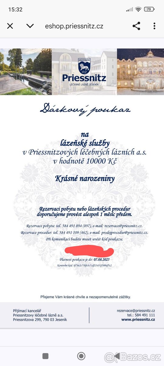 Dárkový poukaz