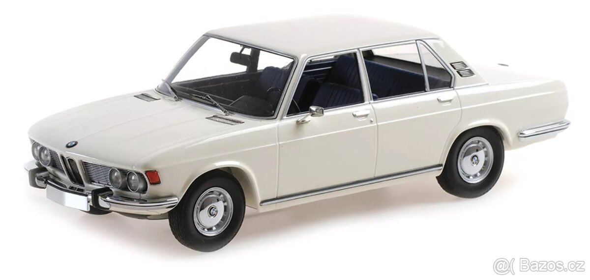 Nové - BMW 2500 1968 white 1:18 Minichamps