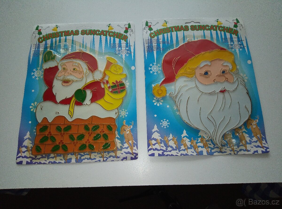Christmas Suncatcher decoration - 4 ks