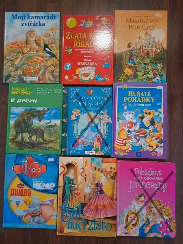 dětské knihy, pohádky