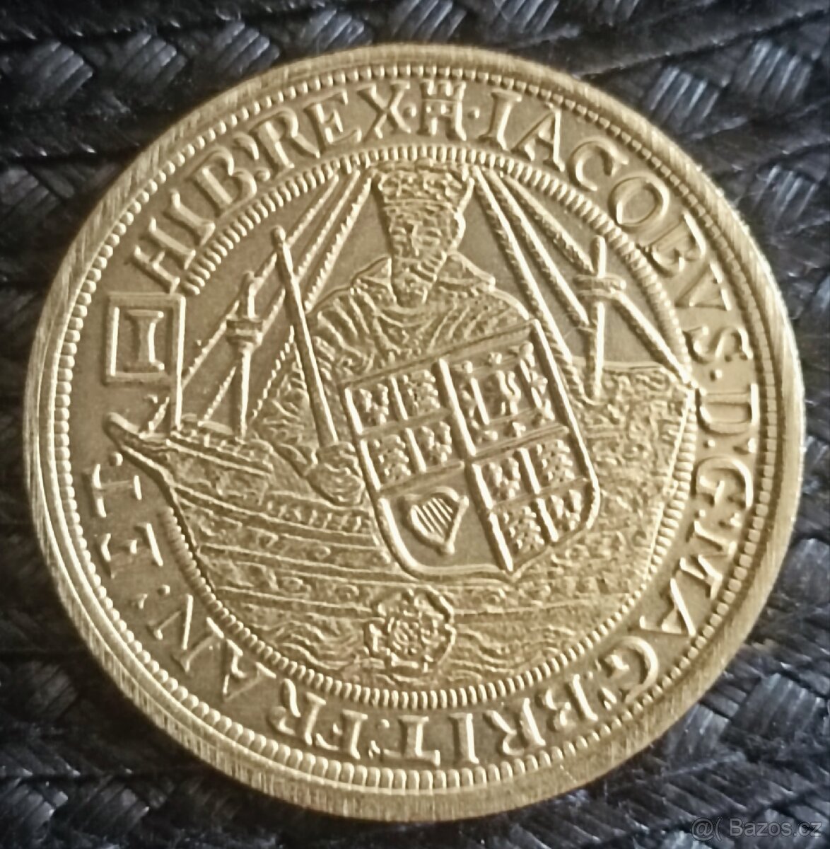 Gold Spur Ryal - Anglie, Jakub I.(kopie)