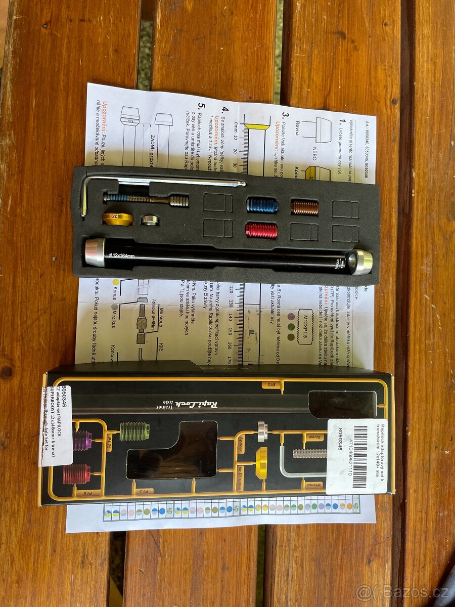 Adaptérový set k trenažerům 12x148+mm