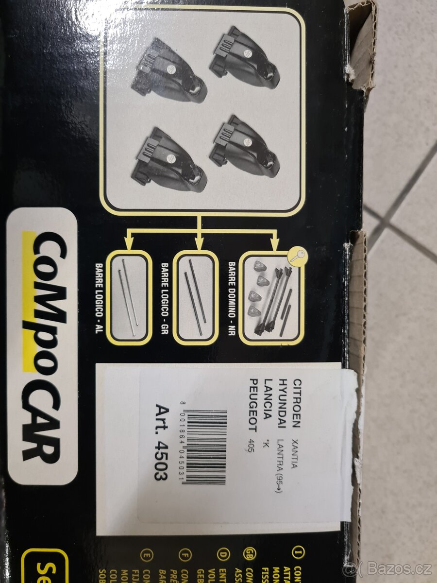 Patky ke střešním nosičům CAM-citroen, hyundai, lancia, peug
