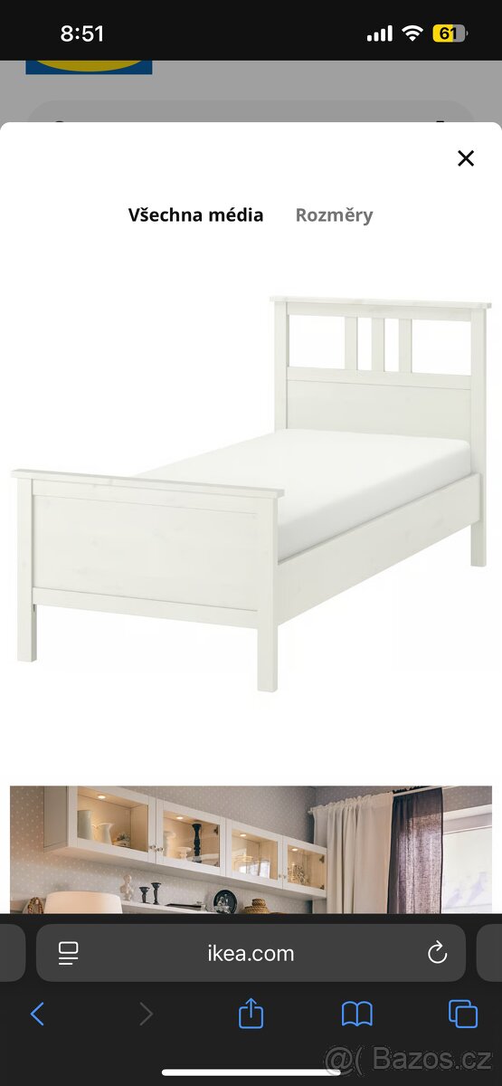 Postel Ikea Hemnes