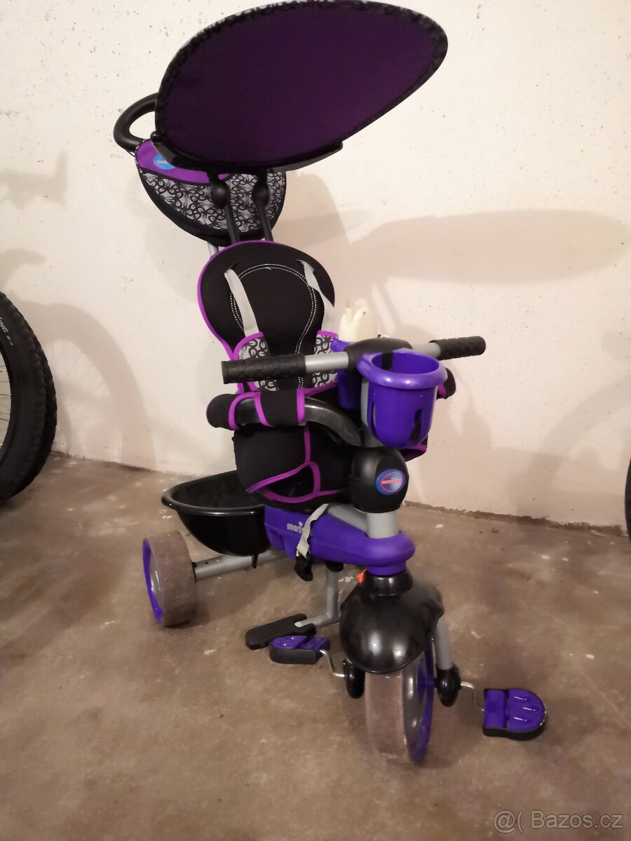 Dětská tříkolka Smart Trike Dream Touch Steering 4v1 – fialo