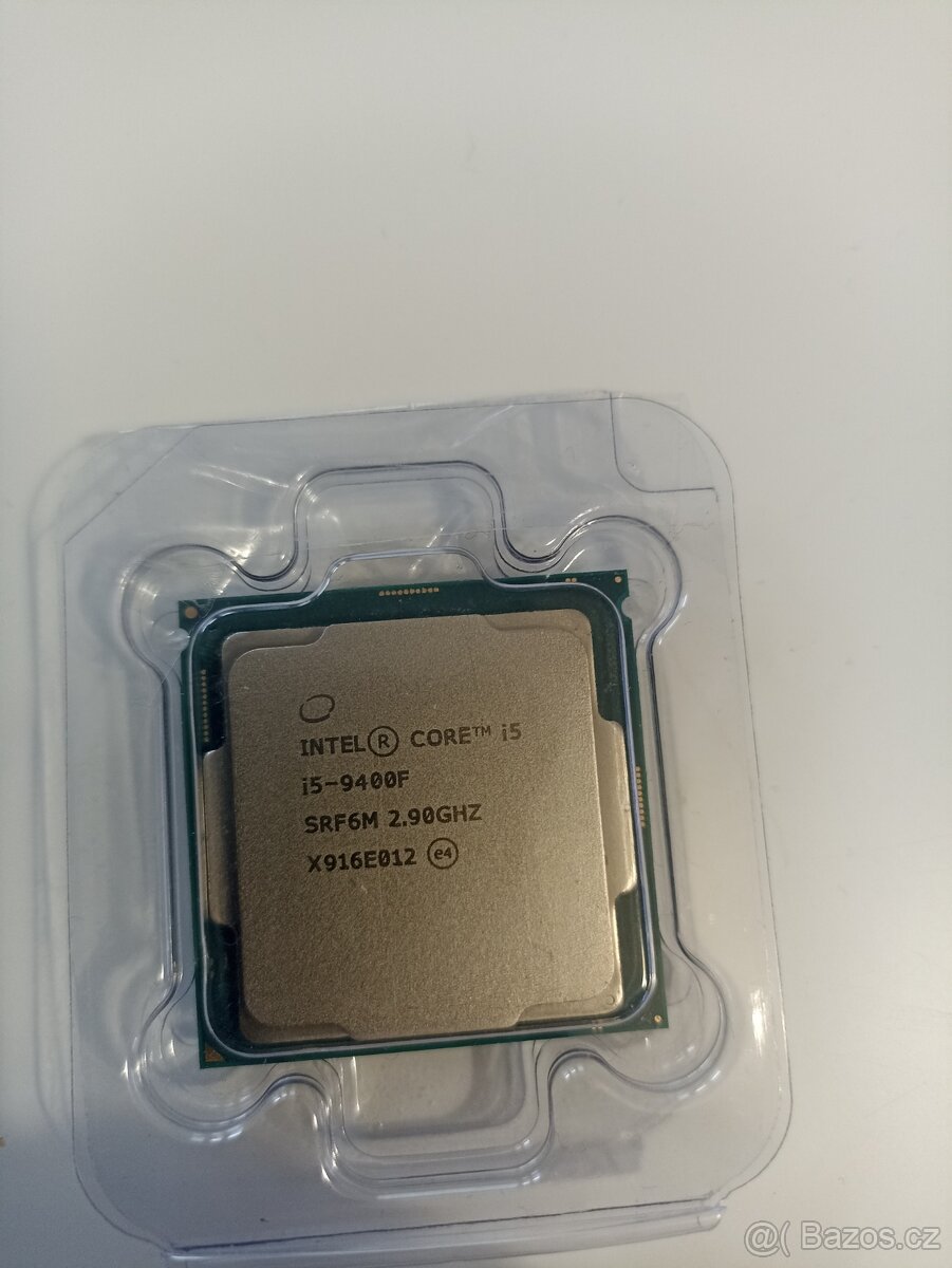 Procesor Intel i5 9400F + chladič