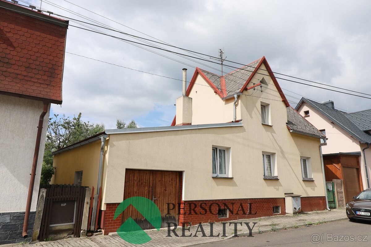 Prodej rodinného domu 3+1 v Svatavě s garáží a zahradou