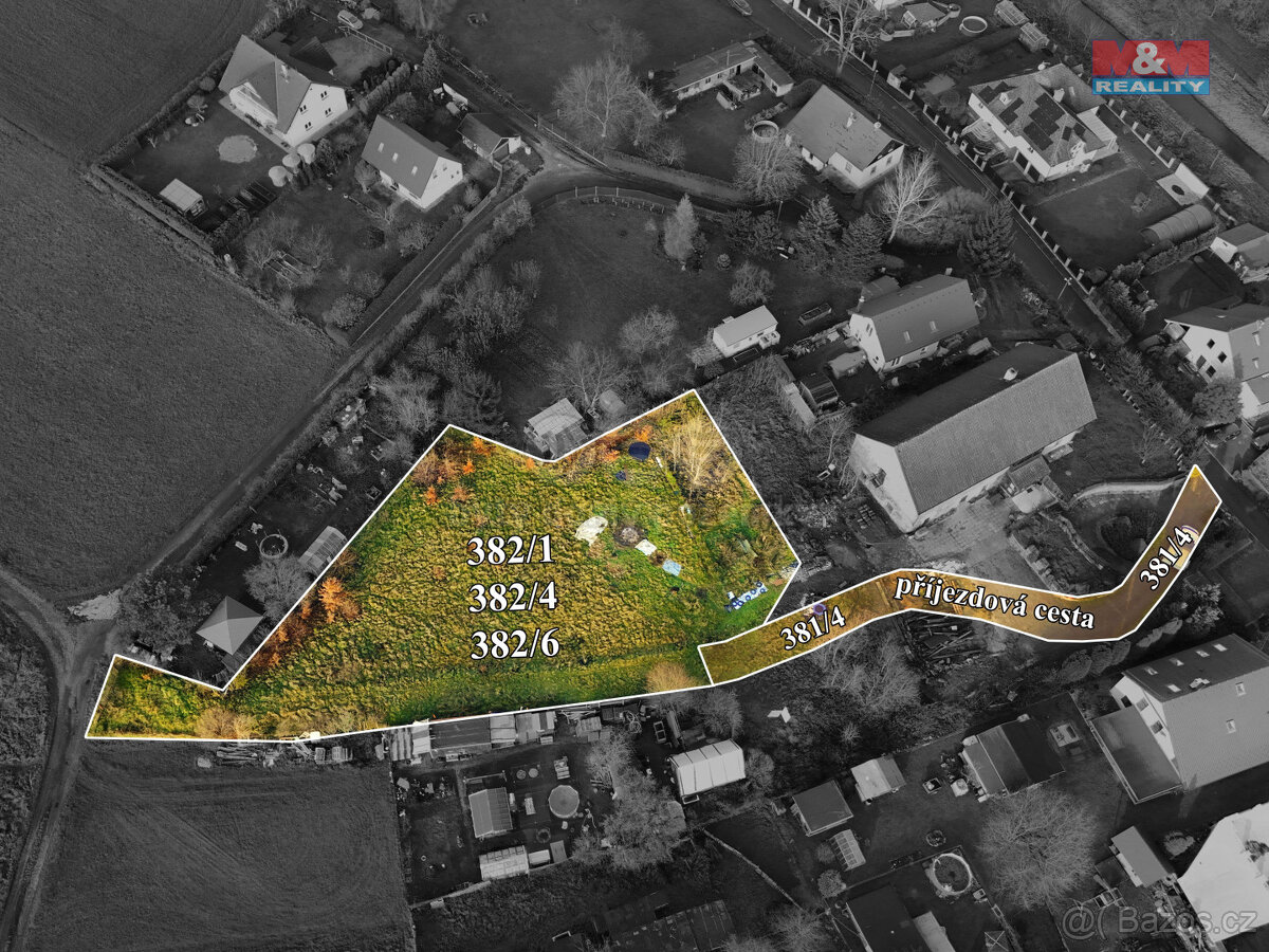 Prodej pozemku k bydlení se zahradami 2893 m², Česká Lípa