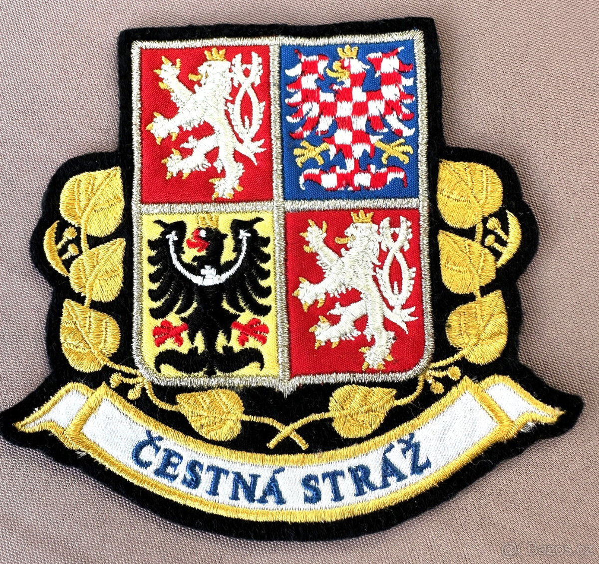 vojenská čestná stráž ČR nášivka velká na uniformu