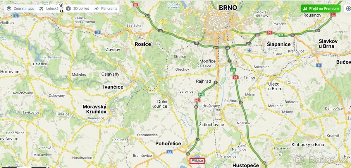 Prodej pozemků v kú Přibice