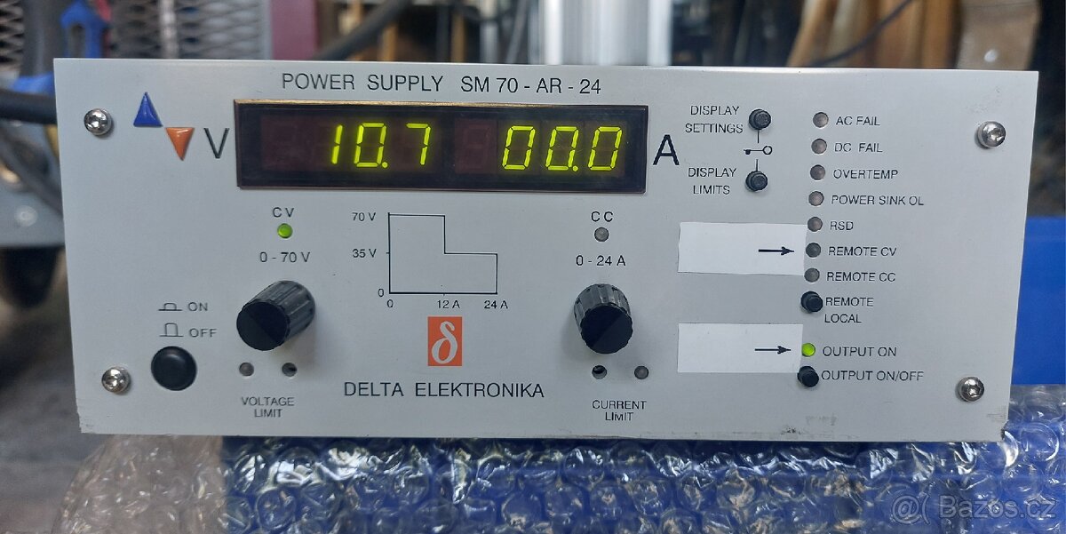 Laboratorní zdroj Delta Elektronika
